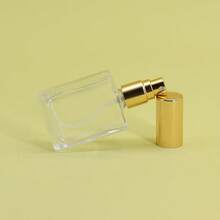 1个15ML空透明方形香水喷雾瓶用于补水保湿旅行喷雾瓶化妆品容器 - 無色 - 查看 2