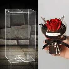 Pocket Rose Soap Flower Bouquet, Mini Preserved Rose Gift, Dried Flower Mini Souvenir, Girlfriend Birthday Decor, Mini Sunflower, Blue Rose, Red Rose, Pocket Romance - Multicolor - View 17