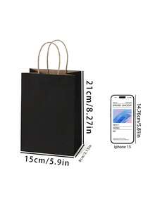 5/10/25个装可重复使用迷你派对礼品袋，糖果袋，适用于庆祝活动、生日、婚礼、礼品包装 - 彩色 - 查看 10