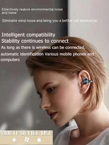 无线耳机 触控耳机 夹式耳机 适用于的耳塞 - 彩色 - 查看 4