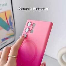 磁吸式无线防刮防震渐变色保护壳，适用于三星 Galaxy S25、S25+、S25 Ultra、S24、S24+、S24 FE、S24 Ultra、S23 Ultra、S22 Ultra、A06、A16、A26、A36、A56 系列