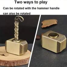 1 件 2025 指尖玩具 EDC 金属手指陀螺雷锤旋转减压玩具 - 完美礼物 - 生日礼物 - 节日道具 - 圣诞礼物 - 万圣节礼物 - 理想礼物 - 彩色 - 查看 6