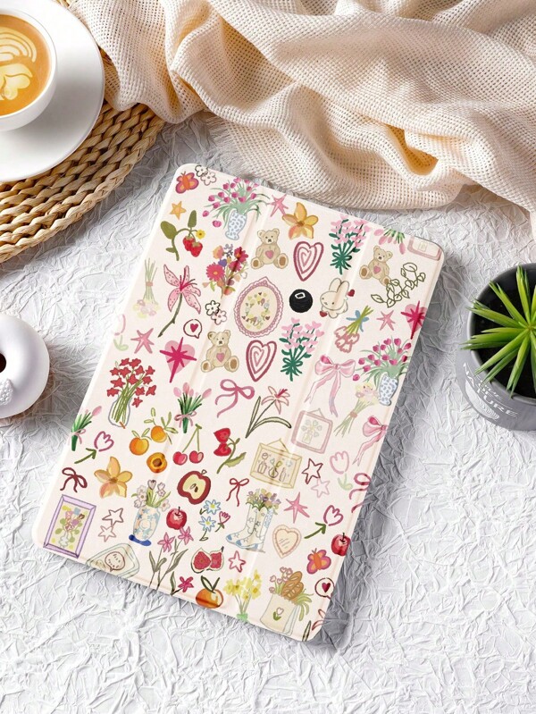 DECOPHONE Una funda para tableta con diseño fresco y estampado, compatible con iPad 10.2 pulgadas, iPad Pro 11 2021/2020/10.a generación/Mini 4/6, compatible con Samsung Galaxy Tab A8 10.5 pulgadas 2022, con ranura para lápiz, a prueba de golpes, para proteger su querido dispositivo.