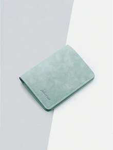 休闲时尚迷你超薄多功能钱包驾驶证PU皮套多卡位证件夹男士钱包迷你钱包零钱包男士钱包真皮小钱包钱夹 - 彩色 - 查看 7