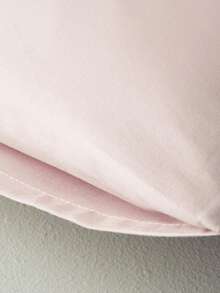 2-Pack Cotton Pillowcases – 50x70 cm Envelope Closure, Made in Türkiye - 粉色 - 查看 2