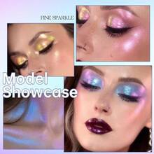 5 Colors Liquid Glitter Eyeshadow Set Chameleon Metallic Shimmer Diamond Eyeliner Sparkle Eyeshadow Waterproof Long Lasting Holographic Eye Brightener Chrome Highlighter Makeup - 5Màu sắc - Xem 7