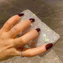 Portable Makeup Brush Set With Glitter Storage Jar, Includes Eyeshadow, Foundation Brushes, Rhinestone Decorated Dust Brush Jar With Lid,Brush Set,Makeup Brush Kit,Make Up Brush Set,Make Up Set Complete,Makeup Brush Set,Complete Makeup Kit,Brush Kit,Brushes Makeup Set,Makeup Gift Set,Set - White - View 5