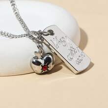 1pc Game Love And Deep Space Caleb Necklace Keychain Creative Summer Apple Square Clavicle Bag Ornament Pendant For Men And Women - Multicolor - View 7