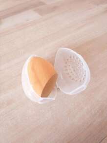 1/3/5pcs Of Cosmetic Sponge Storage Box, Porous Moisture-Proof Transparent Beauty Sponge Holder, Puff Cosmetic Egg Cover, Travel Portable Breathable Storage Box,For Holiday Beach, Bathroom Collection, Bedroom Collection, Large Capacity