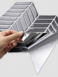 WoStick 1/4/10/20 张防水即撕即贴防溅墙砖 10 英寸 x 10 英寸 适用于厨房浴室墙纸壁纸墙贴房间装饰墙面装饰卧室客厅装饰 - 彩色 - 查看 10