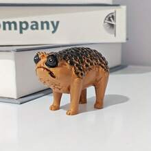 1pc African Rain Frog, Resin Toad Statue, Ugly Angry Outdoor Garden Yard Frog Decor Statue Fun Novelty Home Office Frog Decor Sculpture Unique Gift Birthday Gifts Graduation - Multicolor - View 9