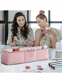 Dust Cover Compatible With Maker, Maker 3, Explore Air 2, Explore 3 Machine, With Pockets For Accessories - Pink - View 1