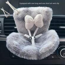 1pc Car Seat For Labubu Dolls With Soft Furry Cushion,Car Seat For Dolls With Air Vent Clip,Cute And Functional Car Ornament For Labubu Fans And Doll For Women Storage Organizer Travel Essentials Back To School Dormitory Storage,Festival Gifts.Christmas Gift Ideas. - Multicolor - View 17