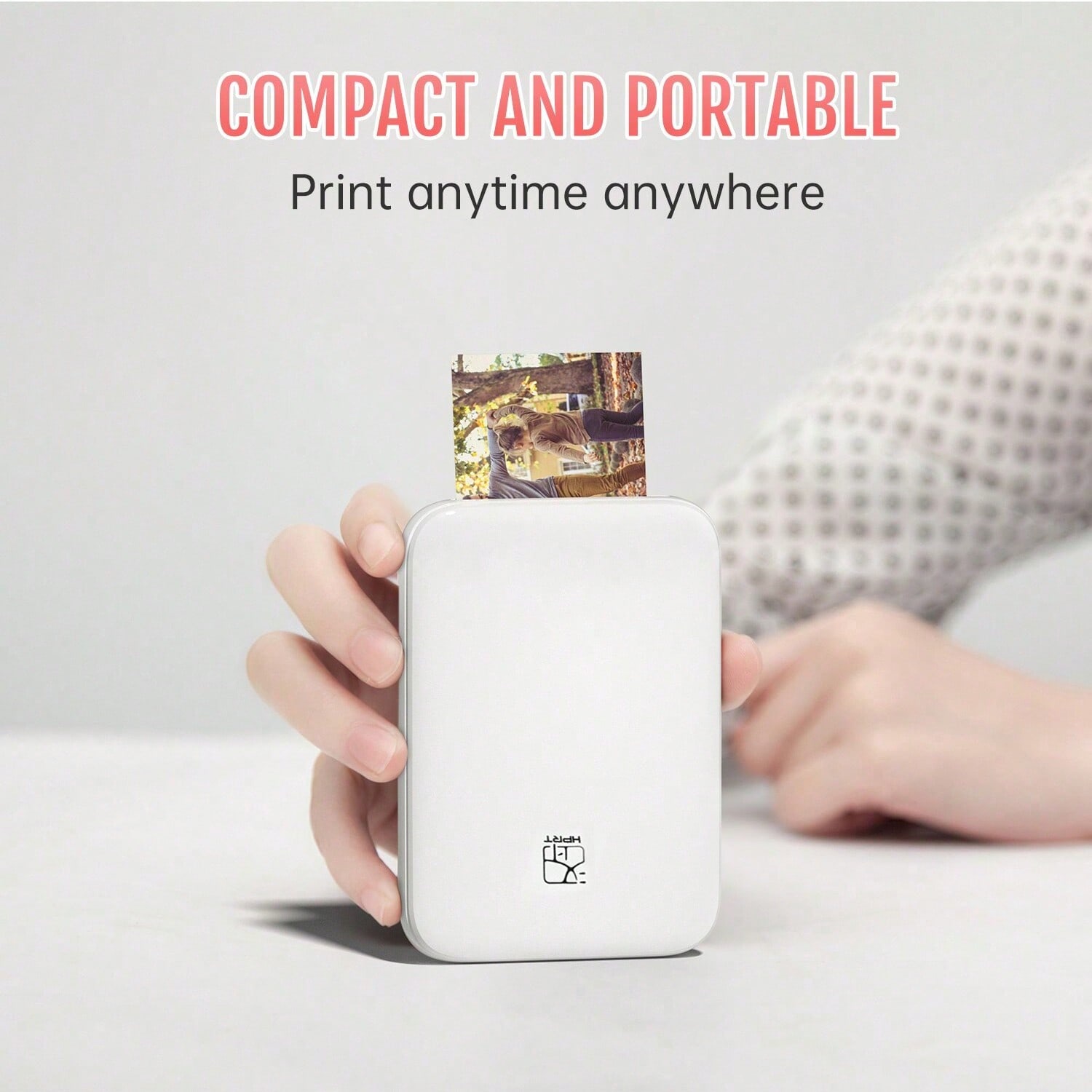 HPRT MT53 Portable High-Definition Photo Printer - Instant Wireless Printing - ZINK Technology, Vibrant Colors, Easy To Carry