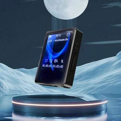 Maxto MP3播放器，支持64GB存储卡/迷你便携式MP3 Walkman MP4录音机/FM收音机/1.8英寸彩色屏幕/电子书阅读器，适合学生和运动人士使用