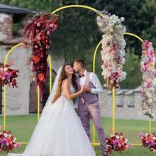 1-3Sets, White Arch Cover, Spandex Double Sided Wedding Arch Cover, Wedding Arch Backdrop Cover Kit For Wedding Birthday Party, Banquet, Ceremony And Gift Decoration - Multicolor - View 9