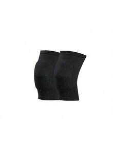 2片装加厚舞蹈海绵护膝适用于运动健身跪姿跳舞健身防护护膝减震健身房配件护膝运动护膝健身房护膝