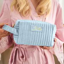 Personalized Cosmetic Bags, Personalized Bridesmaid Gifts, Wedding Gifts, Travel Toiletries Bags, Birthday Gifts, Mother's Day Gifts, Graduation Gifts - Multicolor - View 5