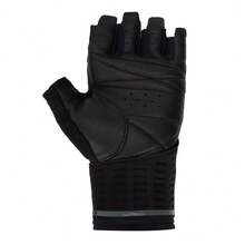 Under Armour Găng tay thể thao ngoài trời dành cho nam Găng tay cử tạ nam UA Găng tay tập thể dục bảo vệ nửa ngón tay Găng tay tập luyện 1328621-001 - màu đen - Xem 6