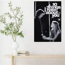 1pc 10 Things I Hate About You, Movie Poster Canvas Painting Classic 90's Vintage Wall Film Art Print Picture Living Room Home Decor,Prints Wall Painting Bedroom Living Room Decoration Office, Wall Art, Wall Decoration, Canvas Print, No Frame - Multicolor - View 20