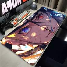 1/8 件日本动漫鼠标垫动漫游戏桌面配件鼠标垫办公室电脑鼠标垫笔记本电脑键盘桌垫个性化礼品鼠标垫装饰桌垫，适用于学校用品，返校游戏鼠标垫 - 彩色 - 查看 4