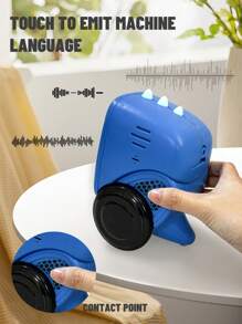 1 szt. Zabawka robot dla dzieci, różowy robot zdalnie sterowany, robot z czujnikiem dotykowym, tańczący, śpiewający, programowalny pilot, automatyczna demonstracja, zmiana wyrazu twarzy za pomocą diod LED, muzyka, zdalnie sterowany robot-dinozaur z funkcją opowiadania historii, ładowalny zdalnie sterowany robot, zdalnie sterowany robot 2,4 GHz, odpowiednia dla chłopców i dziewcząt w wieku 3-12 lat, edukacyjna, inteligentna zdalnie sterowana zabawka, na Halloween, Boże Narodzenie, Wielkanoc, prezent urodzinowy (żółty/niebieski/różowy/zielony)