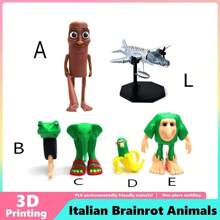New Version Created Weird Characters From The Classic "Classic Of Mountains And Seas" Collection, Carved Wooden Stick Men In Shark Design, Creative Figurines