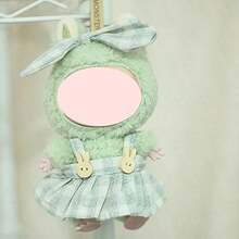 [仅连衣裙] 适合17cm 1代/2代/3代派对娃娃的连衣裙、裙子和头带套装 - 彩色 - 查看 5