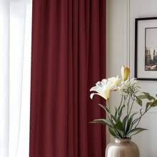 4 Panels/ Set -100% Full Blackout Velvet Curtains, Front Velvet Texture, Back Covered With White Coating, Light & Heat Block Back Tabs Window Treatment Energy Efficient Privacy Protection Drapes For Living Room And Christmas Decoration