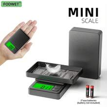 Báscula digital mini de alta precisión de 0.01g, con conversión de múltiples unidades, bandeja de pesaje de 4 pulgadas, función de tara, báscula portátil para cocina/joyería/laboratorio adecuada para uso doméstico, repostería, viajes y experimentos - Negro - Ver 11