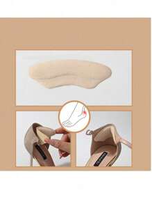 Heel Inserts For Shoes That Are Too Big, Heel Cushion Pads To Protect Heels From Pain, Blisters And Friction, Anti-Slip Shoe Fillers Make Shoes Tighter Back To School