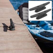 Attache De Crochet De Bateau En Nylon Noir Tefola – Pour Kayak, Radeau, Amarrage Et Lancement