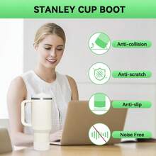 NEWPICcircuit 2PCS For  Boot Silicone Bottom For  Adventure 40oz 30oz IceFlow 20oz 30oz Bottlefor Hydroflask Tumbler 1224oz For  Cup Accessories Avoid ScratchesNoise7.3 - Thông thoáng - Xem 5