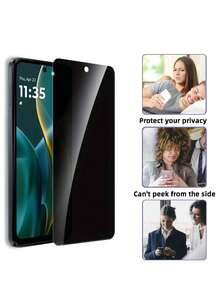 2 Packs Privacy Tempered Glass Compatible With Motorola Moto G84 G54 G14 G34 G64 G64 G24 G24 G15 G24 G24 G22 E13 E13 E15 G Power 2025 G Stylus 2024 2024 2022,9H+ Screen Protector Film,Glossy Finish,Anti-Fingerprint,Anti-Scratch,Easy Installation Screen Protection Essentials, Applicable To Daily Shield, Office, Home Privacy Screen Protector Phone Screen Protector Phone Accessories Waterproof Shockproof Anti-Fall Anti-Fall Full Cover - Black - View 8