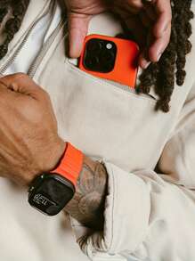 Men's Soft Silicone Watch Band, Asymmetrical Design, Compatible With 42mm, 44mm, 45mm And 49mm Apple Watch, Suitable For Apple Watch Series 10, 9, 8, 7, 6, 5, 4, 3, 2, SE, Ultra, Simple And Stylish Men's Wristband