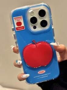 Cute Glossy 3D Durian Fruit Soft Phone Case Compatible With IPhone 16 15 14 13 Pro Max Cute Shockproof Protective Back Cover - Apple - View 2