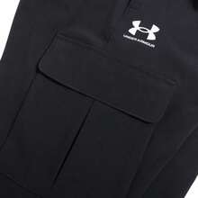 Under Armour Vibe Woven Slim Fit Cargo Pants, Outdoor Running - Black - View 7