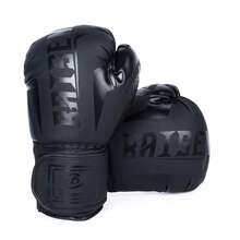 Men Women Boxing Gloves Professional Adult Sanda Muay Thai Fighting Gloves Training Sandbag Free Fight MMA - Black - View 7