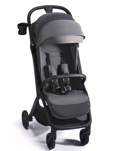  Silla de paseo de plegado automático NUBI 2 hasta 22 Kg de Kinderkraft-Cloudy-Grey Entrega en 24/48 hrs