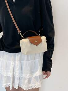 Túi xách mini màu trơn thanh lịch với dây đeo vai có thể điều chỉnh, túi quà tặng lý tưởng cho các bữa tiệc, vũ hội, dạ hội/tiệc chiêu đãi, phù hợp với váy dạ hội, váy dự tiệc, cũng thích hợp cho lớp học đại học/cao đẳng, lễ hội, kỳ nghỉ, hoạt động ngoài trời, leo núi, du lịch, địa điểm thể thao, đựng son môi, phù hợp cho phụ nữ, bé gái, sinh viên đại học, quý cô, nhỏ gọn và dễ mang theo. - Màu be - Xem 5