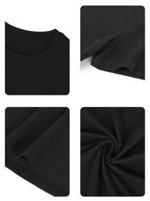 Men T-Shirts - Black - View 4
