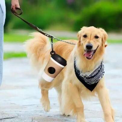 Poop Bag Dispenser For Dog Moms - Cute & Stylish Portable Dog Waste Bag Holder Dispenser For Walking, Ins Worthy Poop Bag Carrier, Reusable Poop Bag Dispenser For Dogs ( Excluding Garbage Bags )