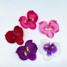 5 件彩色优雅花卉发夹套装 | 海滩波西米亚风格，甜美蝴蝶花朵发夹，爪夹，发夹，发夹，发夹，发夹，学校用品