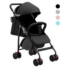 Poussette Compacte-Pliable-Avec Moustiquaire Et Coussin En Coton-Capacité De Charge 50 Kg