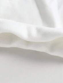 Toddler Letter Print Warm Crew Neck Sweatshirt And Pants Set - Black - View 4