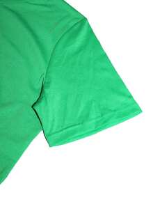 S391112 休闲夏季短袖T恤和阔腿工装裤两件套 - 綠色 - 查看 4