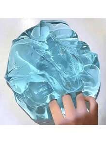 Jouets à presser de boue cristal de Slime moelleux, pâte à modeler texturée super douce
