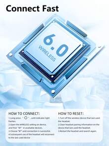 Gerripuer 新款无线耳机，配备 6.0 芯片，沉浸式游戏、视频、音乐音效，超低延迟，USB-C，可折叠，配有舒适的软垫头带，HIFI 立体声低音，电池续航时间长，商务/母亲节礼物 - 卡其色 - 查看 6