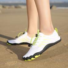 Women's Beach Shoes Mens Seaside Footwears Couple Upstream Hiking Light Barefoot Shoes For Foot Pain Angle Big Size - 白色 - 查看 7