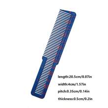 6 件套理发梳，沙龙专业理发梳，带凹槽的理发顺发梳，返校、旅行度假必备品，女士发饰 - 彩色 - 查看 9